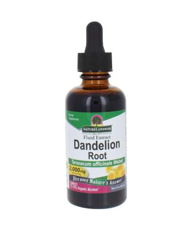 Nature's Answer Dandelion Root with Organic Alcohol, 2-Fluid Ounces | Liver Support | Promotes Healthy Digestion | Promotes Kidney Function 2 Fl Oz (Pack of 1) - Buy Online on GoSupps.com