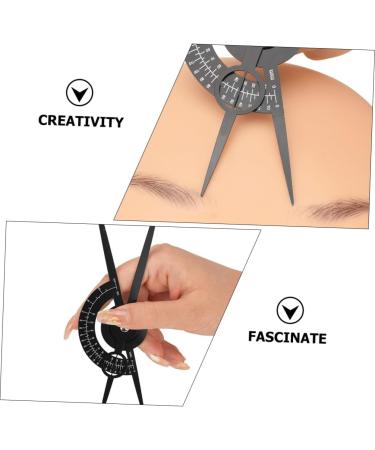 WOONEKY Eyebrow Measuring Mapping Balance Tattooing Supplies Stainless Positioning - Buy Online on GoSupps.com