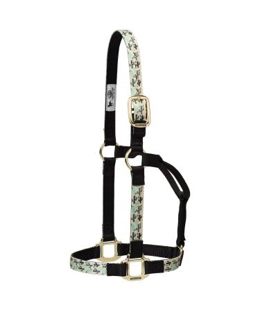 Weaver Leather Patterned Non-Adjustable Halter cactus Regular