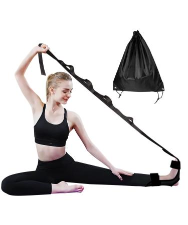 Cycleacc Yoga Straps for Stretching Working Out,Foot & Leg Stretcher Non-Elastic Stretch Bands Equipment with Multi-Loop for Physical Therapy, Pilates, Dance & Gymnastics