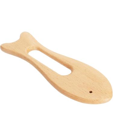 2 Pack Wooden Gua Sha Board - Fish Shape Beech Massage Tool for Arms Legs & Back - Safe & Polished Smoothing Therapy - Buy Online on GoSupps.com