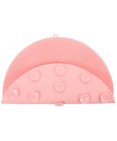 Beaupretty Back massage made of silicone footprint peeling base brush shower-foot scrubber mat Foot massager for the shower foot cleaner for shower floor.