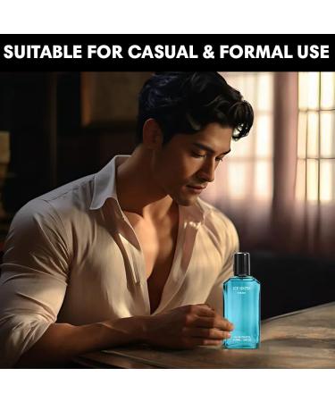 Ice Water Cologne for Men 3.4oz/100ml Eau de Toilette Natural Spray - Buy Online on GoSupps.com