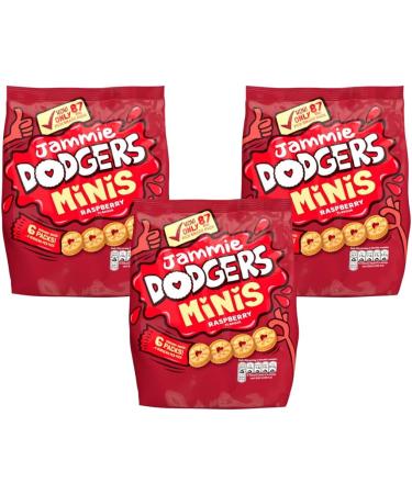 Snack Bundle Consisting of Jammie Dodgers Minis Raspberry 6 x 20g (3 Pack) - Buy Online on GoSupps.com