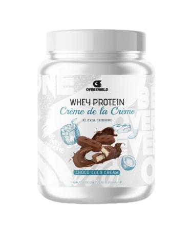 Overshield Whey Protein Cr me de la Cr me - 1000g can - muscle-building protein & protein powder Made in Germany Choco Coco Cream