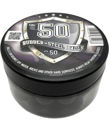 50 Caliber Rubber Steel Balls - Reusable Projectiles for Paintball Self Defense & More Hard Mix Powerballs - Buy Online on GoSupps.com