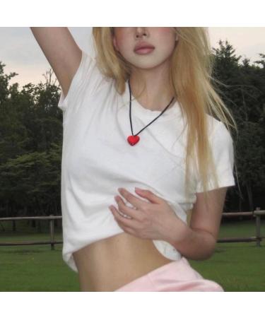 Silay Glass Heart Necklace - Romantic Blue Choker for Women & Teens | Perfect Anniversary Gift - Buy Online on GoSupps.com