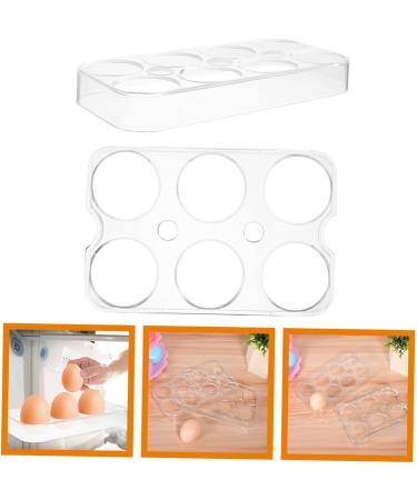 GLEAVI 2pcs Refrigerator Eggs Fridge Egg Holes Trays Egg Display Racks Egg Carton Egg Plate Lattice - Buy Online on GoSupps.com