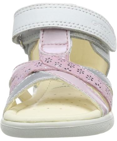 Geox Girl's B Sandal Alul D - White Pink - Size 4.5 UK Child - Buy Online on GoSupps.com