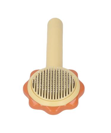 Portable Cat Brush for Dogs - Comfortable Handle Safe & Rounded Protection Points (Yellow) - Buy Online on GoSupps.com
