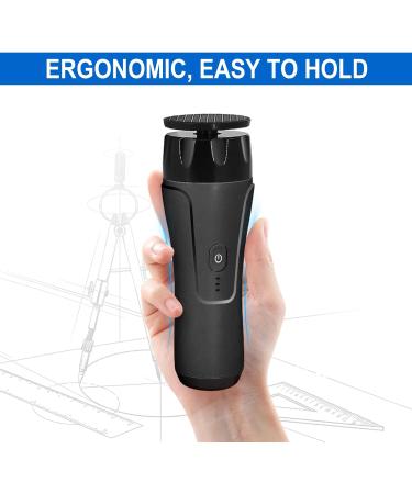 Electric Callus Remover - Rechargeable Foot File with 3 Speeds & Replaceable Grinding Heads | Professional Pedicure Tool (Black - Buy Online on GoSupps.com