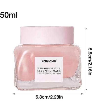 Watermelon Face Moisturizer Watermelon Glow Sleeping Mas K Glows Recipe Moisturizer For Face Hydrating Anti-Aging Face Moisturizer Overnight Face Mas K With AHAs Hyaluronic Acid 50ml - Buy Online on GoSupps.com