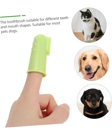 CIYODO 1 Set Pet Toothbrush Dog Mouth Cleaning Tool Dog Chew Toothbrush Dog Toothbrush and Toothpaste Pp - Buy Online on GoSupps.com