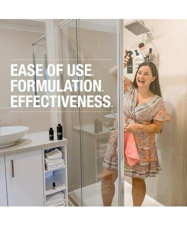 GLASSGUARD Glass Restoration Stain Remover 250ML | Hard Water Stain & Soap Scum Cleaner | Shower Door & Window Solution with Scouring Pad | Pack of 1 - Buy Online on GoSupps.com