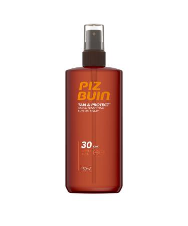 Piz Buin Tan and Protect Tan Accelerating Oil Spray SPF 30 High 150 ml (Pack of 1) 150 ml (Pack of 1) Intensifying Oil Spray SPF30