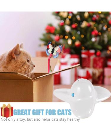 Speedy Panther Interactive Cat Toys for Indoor Cats Adult Kitten Toy Interactive Cat Toys with 360 Electric Cat Butterfly Toys Rotating - Buy Online on GoSupps.com