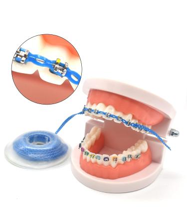 RZJZGZ 10 Pcs Dental Orthodontic Elastic Chain Power Chains Brace Orthodontic Spool Elastic Rubber Band(4.5M/PACK) (Long) - Buy Online on GoSupps.com