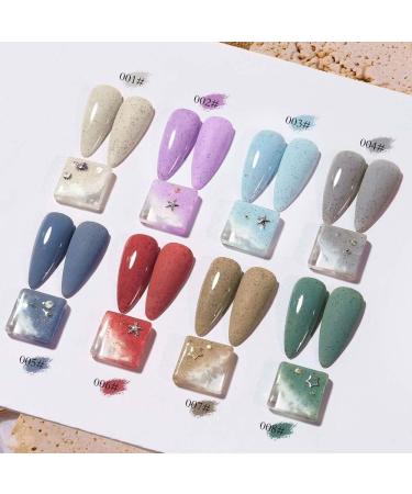 Color Gel Nail Polish Sea Sand Nail Gel Manicure Accessories Semi-Permanent Soak Off Nail Art Varnishes Phototherapy UV Gel - (Color: A007) - Buy Online on GoSupps.com