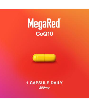 MegaRed Advanced CoQ10 to Help Support Heart Health and Cellular Energy* Powerful Antioxidant Protects Against Free Radicals* - 30 Capsules (30 Servings) - Buy Online on GoSupps.com