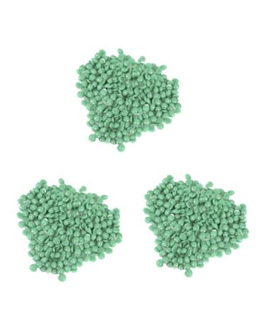 3pcs Painless Hard Wax Beans for Hair Removal - Light Green Depilatory Pearls for Smooth Skin - Buy Online on GoSupps.com