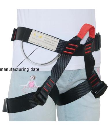 HeeJo Climbing Half Body Harness - Ideal for Rock Climbing, Rappelling, Fire Rescue & Tree Climbing | Zy01a - Buy Online on GoSupps.com