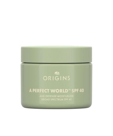 Origins A Perfect World SPF 40  Age-Defense Moisturizer With White Tea  1.7 Fl Oz White Tea 1.70 Fl Oz (Pack of 1) - Buy Online on GoSupps.com
