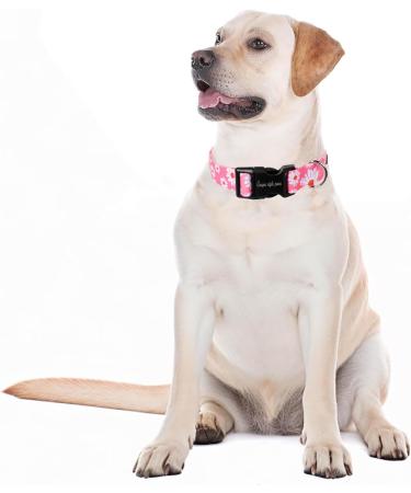 Unique Style Paws Rosa G nsebl mchen Hundehalsband & Leine Schicke robuste Hundeaccessoires f r kleine mittlere & gro e Hunde in Pink mit G nsebl mchen! - Buy Online on GoSupps.com