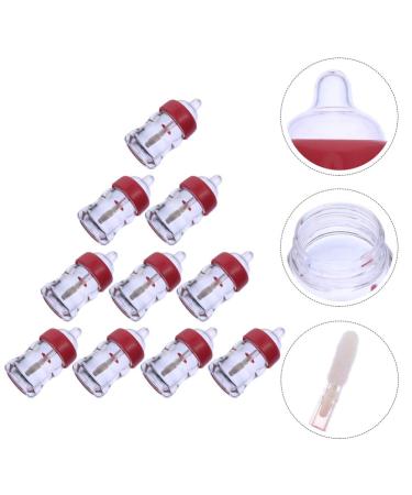 Beaupretty 15pcs Baby Bottle Lip Gloss Tubes - Mini Sample Plastic Bottles for Lip Balm & Cosmetics - Travel-Friendly Empty Lip Gloss Containers - Buy Online on GoSupps.com