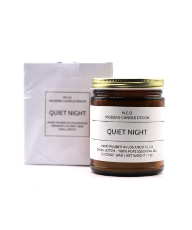 Modern Candle Design Aromatherapy Candle || Coconut Wax || Pure Essential Oil || 45 Hrs || Non Toxic || 100% Natural || Vegan (Quiet Night)