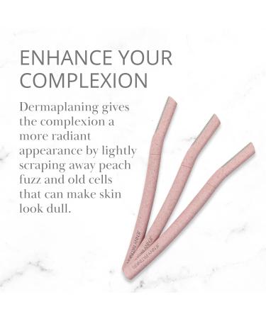 Jenny Patinkin Dermaplaning Tool (3pcs) Set for Face Expert Facial Razor for Women Dermaplane Razor Face Shaver for Women Facial Dermaplaner Peach Fuzz Remover Exfoliated Skin & Hair Removal. - Buy Online on GoSupps.com