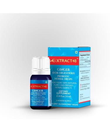 EXTRACT48 Ginger Extract - Drop Support for Cold Type Relief and Healthy Digestion