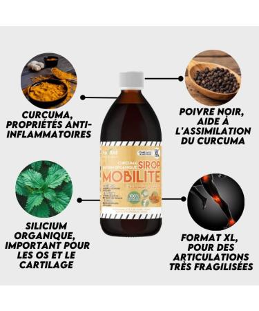 Mobility XL Pure Vita | Bread | Joint and Cartilage Strengthening | Chondroitin Glucosamine Turmeric Piperine MSM Organic Silicon | 25 Day Cure | 500ml - Buy Online on GoSupps.com