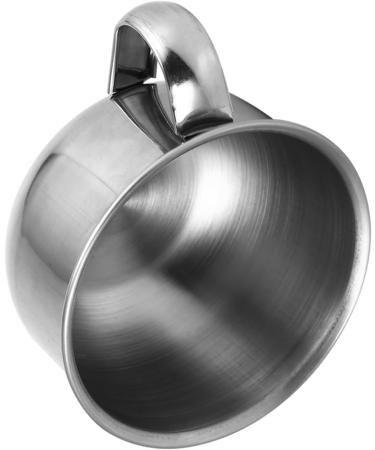 Robust Stainless Steel Shaving Soap Cup - Stylish Easy to Clean Perfect for Traditional Shaves | International Shipping Available - Buy Online on GoSupps.com