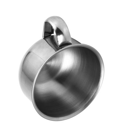 Premium Stainless Steel Shaving Soap Mug Bowl - Perfect Shaver & Razor Tool for Men - Buy Online on GoSupps.com