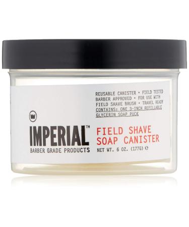 Imperial Barber Field Shave Soap Canister 6.2 oz