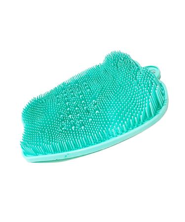 Shower Foot Scrubber Massager Cleaner for Shower Floor , Acupressure Mat with Non-Slip Suction Cups, Improve Circulation,Exfoliation, Massage Mat, Foot Cleanerand Reduce Feet Pain (Green)