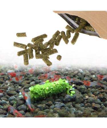 nuanzhiyuan Fish Food Spinach Sticks Granule Mix High Nutrition Sinking Food for Crystal Fish Feeding 34g - Buy Online on GoSupps.com