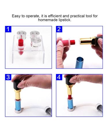 DIY Lipstick Molds - High-Grade Silicone for Unique Custom Shapes | Bird Mouth Heart & Crystal Designs - Buy Online on GoSupps.com