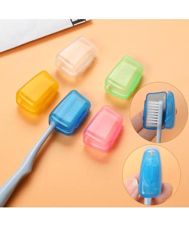 Sliverdew 5 Pcs Toothbrush Cover Caps - Portable Travel Holder for Home, Office, Hotel & Outdoor Use - Buy Online on GoSupps.com