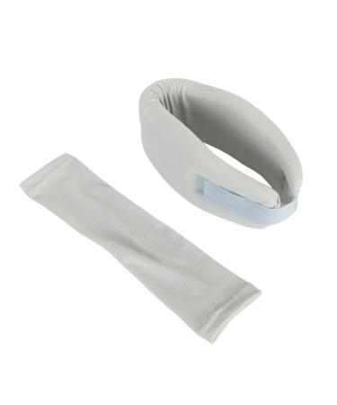 Jauarta Halskrause with neck support cover soft breathable neck support relieves spine pain for men and women gray