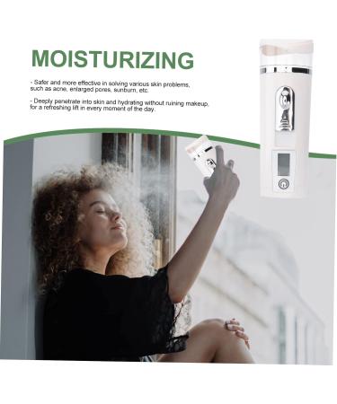 Baluue Hydrating Instrument Portable Mist Sprayer Umidificador De Ar Portable Humidifer Facial PC White - Buy Online on GoSupps.com