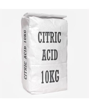 BlueBay Aquatics 10KG - Citric Acid Anhydrous E330 Pharmaceutical Food Grade 100% Pure Bath Bombs