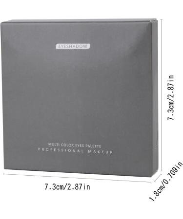  Duroecsain dark grey eyeshadow palette dark makeup palette silver grey eyeshadow palette eye makeup palette long lasting highly pigmented and miscible eyeshadow palette halloween eyeshadow - Buy Online on GoSupps.com