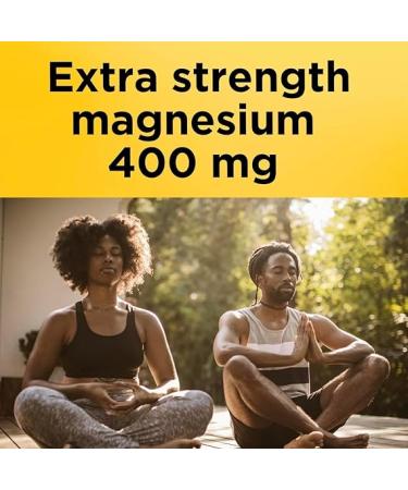 Nature Made Magnesium 400mg Oxide Extra Strength 180 Softgels | 180-Day Supply | Includes Supplement Guide - Buy Online on GoSupps.com