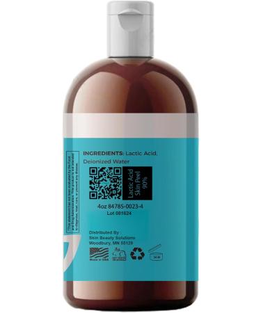 Skin Beauty Solutions (4 Oz / 120 Ml) Lactic Acid 85% Skin Chemical Peel- Alpha Hydroxy (AHA) For Acne Skin Brightening Wrinkles Dry Skin Age Spots Uneven Skin Tone Melasma & More - Buy Online on GoSupps.com