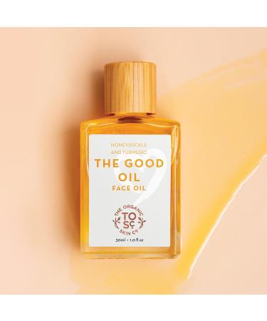 Good Oil Face Oil 30ml Bundle with Nose Cleaning Brush | Nourishing Glow Serum with Rosemary & Turmeric | Gua Sha Care - Buy Online - Buy Online on GoSupps.com