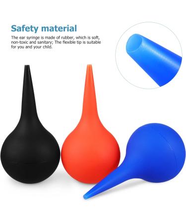 6pcs Light Bulb Ear Wax Remover Cleaner Set - Earwax Cleaning Tool with Syringe Washing Squeeze Hand Bulb for Ear Care - Buy Online on GoSupps.com