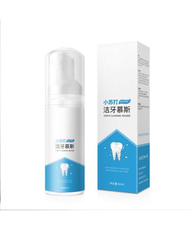 Foam toothpaste stain removal toothpaste soda pump design mouth care foam brightening toothpaste household cleaning items 60 ml (60ml)