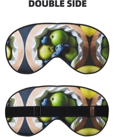 Fruit Picture Sleep Mask - Adjustable Breathable & Fashionable Eye Mask for Comfortable Sleep | International Shipping Available - Buy Online on GoSupps.com