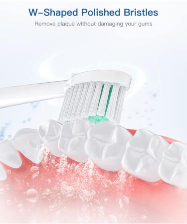 Operan Electric Toothbrush for Adults and Kids - High Power Sonic Rechargeable Toothbrush | Smart Timer, 5 Modes, 6 Brush Heads, 40,000 VPM Motor | 6 Hours Fast Charge, 100 Days Usage - White - Buy Online on GoSupps.com